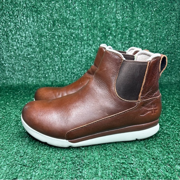 Kuru Roam Women's Size 7 Brown Leather Comfort Orthopedic Chelsea Boots Shoes - Picture 3 of 12